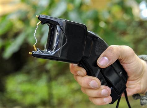 handheld taser voltage